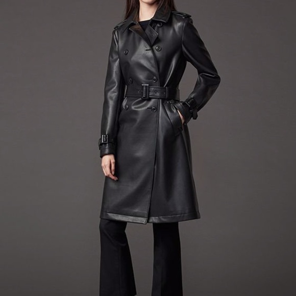 UNIQLO X Carine Roitfeld NEO-LEATHER COAT SIZE S - Picture 4 of 11